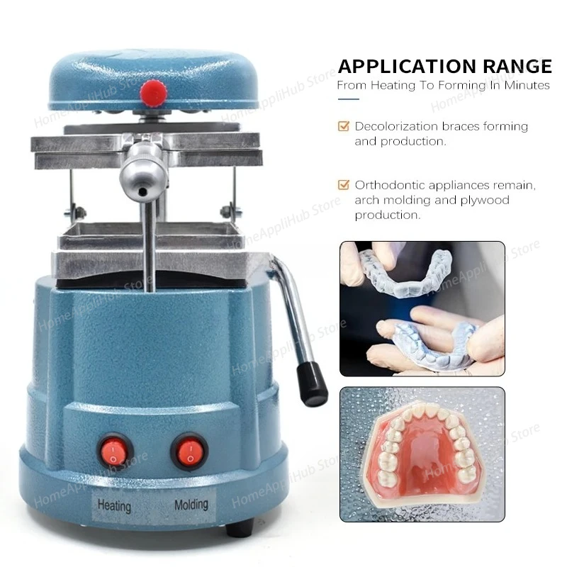 Detal Lab Orthodontic Laminator Vacuum Former With Vacuum Splint Thermoforming Sheet Molding Machine Vacuum Forming Machine