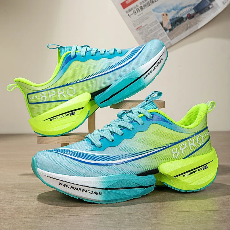 

Амортизирующая обувь для гонок, новые дышащие противоскользящие кроссовки унисекс, роскошные кроссовки для гонок, дышащие модные кроссовки