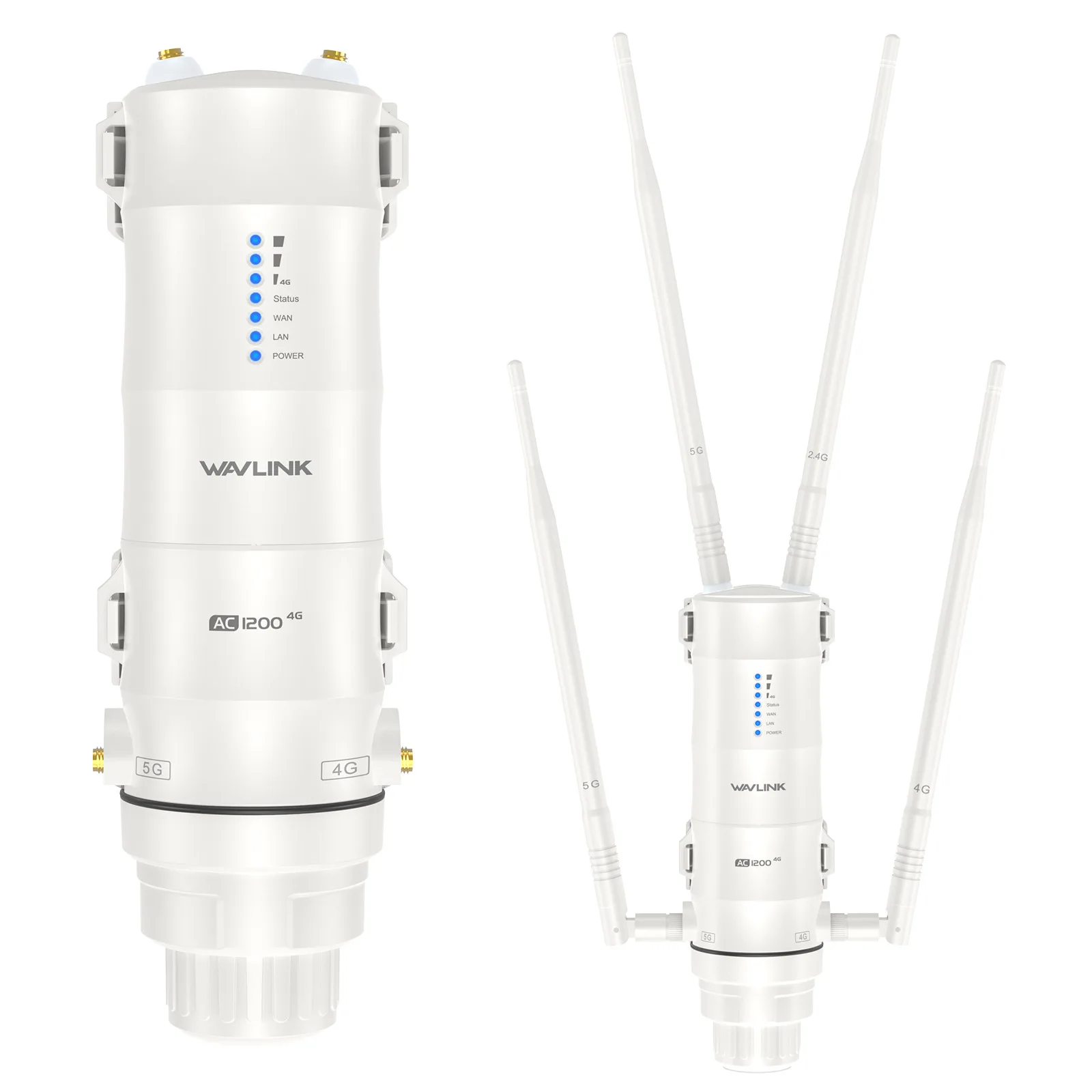 AC1200 4x7dBi Antenna Outdoor Dual Band High Power WiFi expander Wireless Router AP Repeater WPS