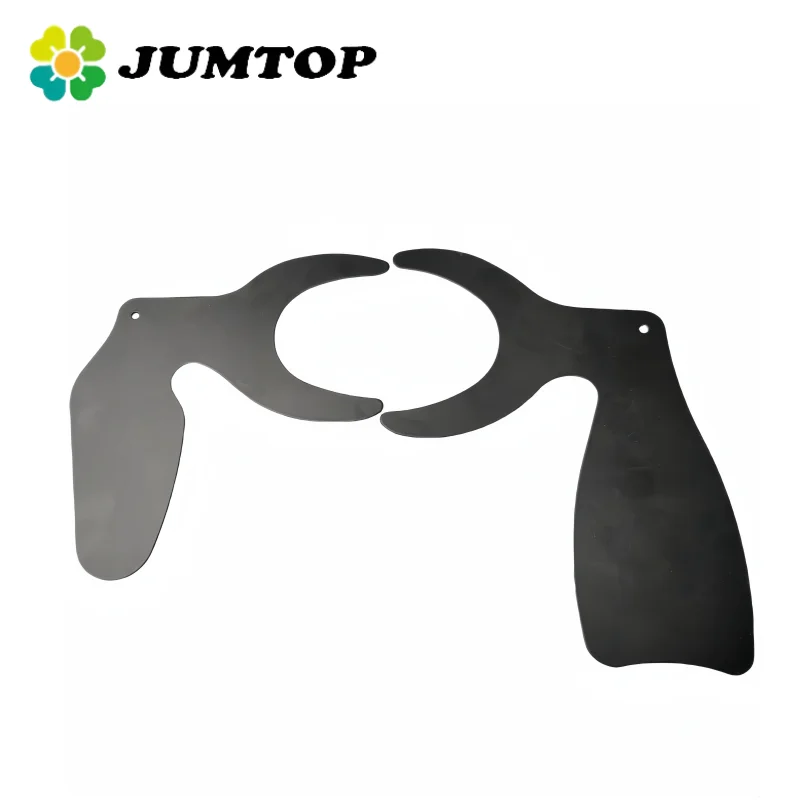 

JUMTOP 6Pcs Dental Photo Background Board Oral Cheek Plate Black Background Image Contrast Board
