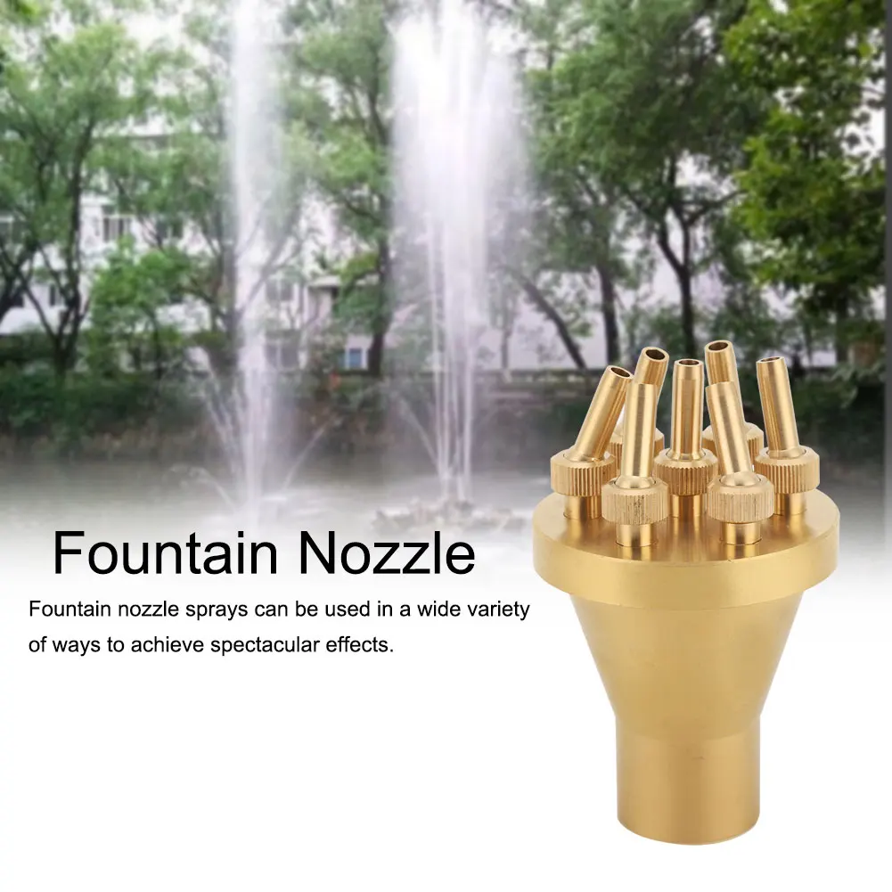 

FNPT 1" DN25 2 Tier Center Straight Style Fountain Nozzle Garden Pond Spray Tool