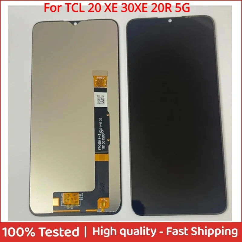 

6.52" For TCL 20 XE 20XE 20R 5G 30XE 30 XE 20B LCD Display Touch Screen Digitizer Assembly Replacement Parts