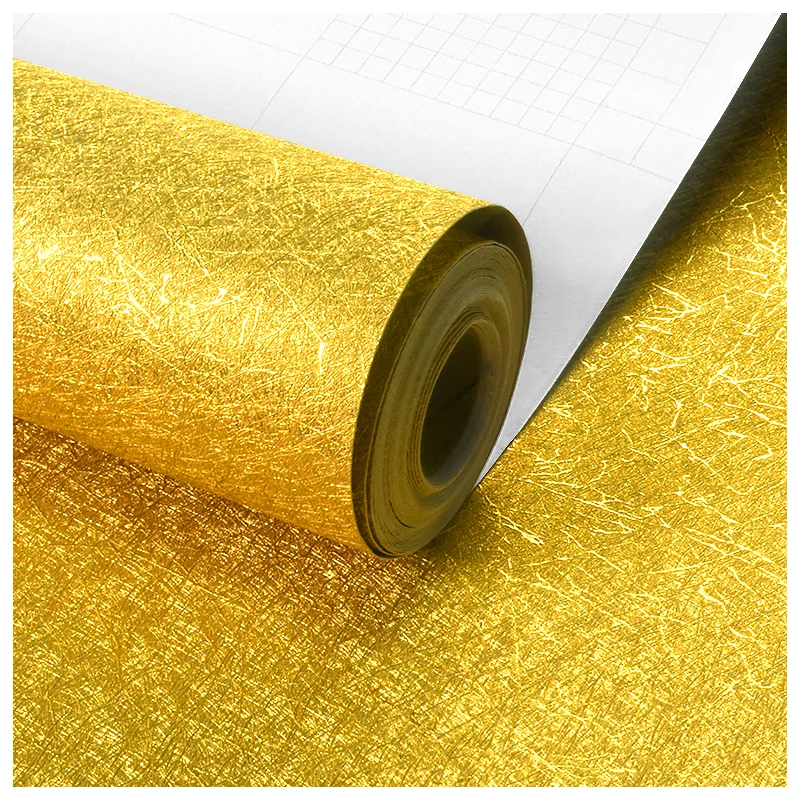 

Gold foil self-adhesive wallpaper gold gold metal texture wall sticker glitter reflective silver ceiling wallpaper