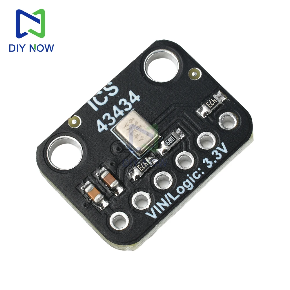 

ICS-43434 I2S DC 1.5V-3.6V MEMS Microphone Module Breakout Low cost Low Pass Filter Mini Digital Microphone ICS-43434 Module
