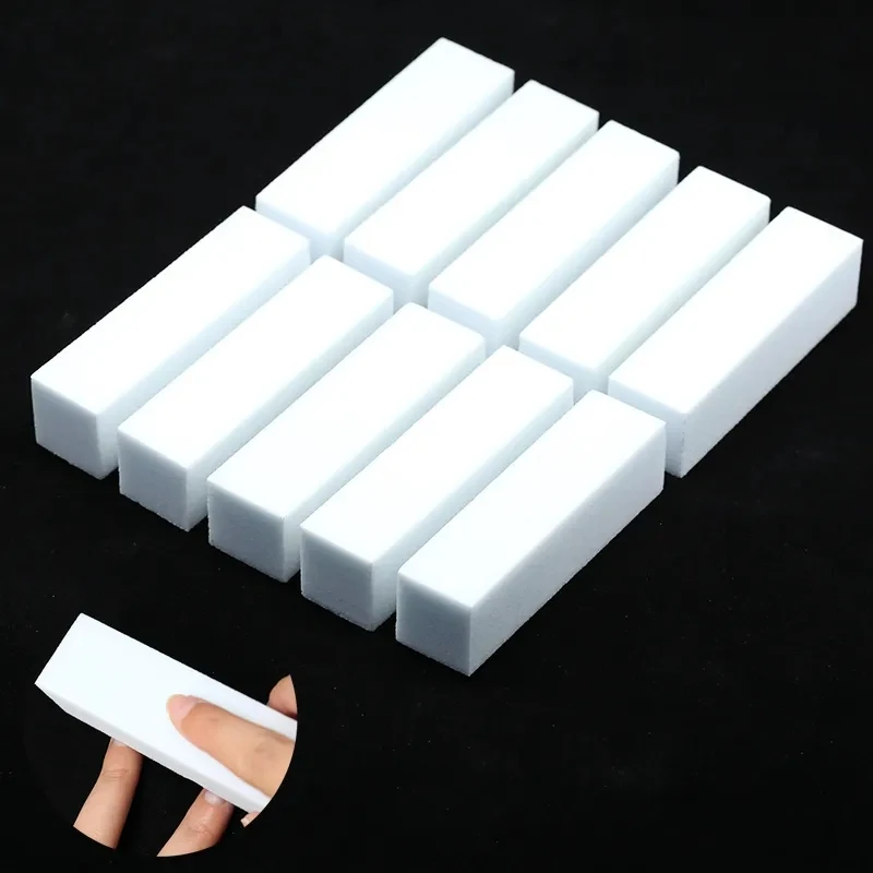 Buffing Sanding Files Block Pedicure Manicure Care Nail Art Buffer Polish White Nail File Nail Art Tips Manicure Pedicure