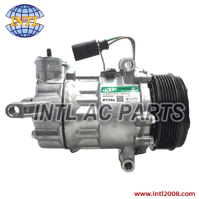 SD6V12 14339N 6RF820803A  6RF820803 6R0820803A NEW CAR A/C COMPRESSOR for VW POLO/ for SKODA FABIA RAPID