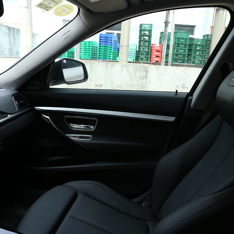 

Для BMW 3 серии GT F34 2013-2020: Декоративная накладка на дверь из карбона и ABS-пластика, серебристая, для интерьера, аксессуары для украшения салона