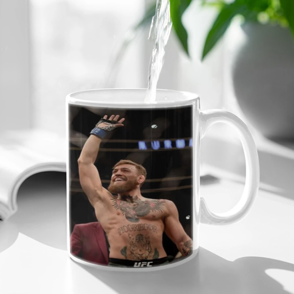 C-CONOR MCGREGOR Ceramic Mugs Coffee Cups Milk Tea Cup ins Oatmeal Breakfast Mug Drinkware Kitchen