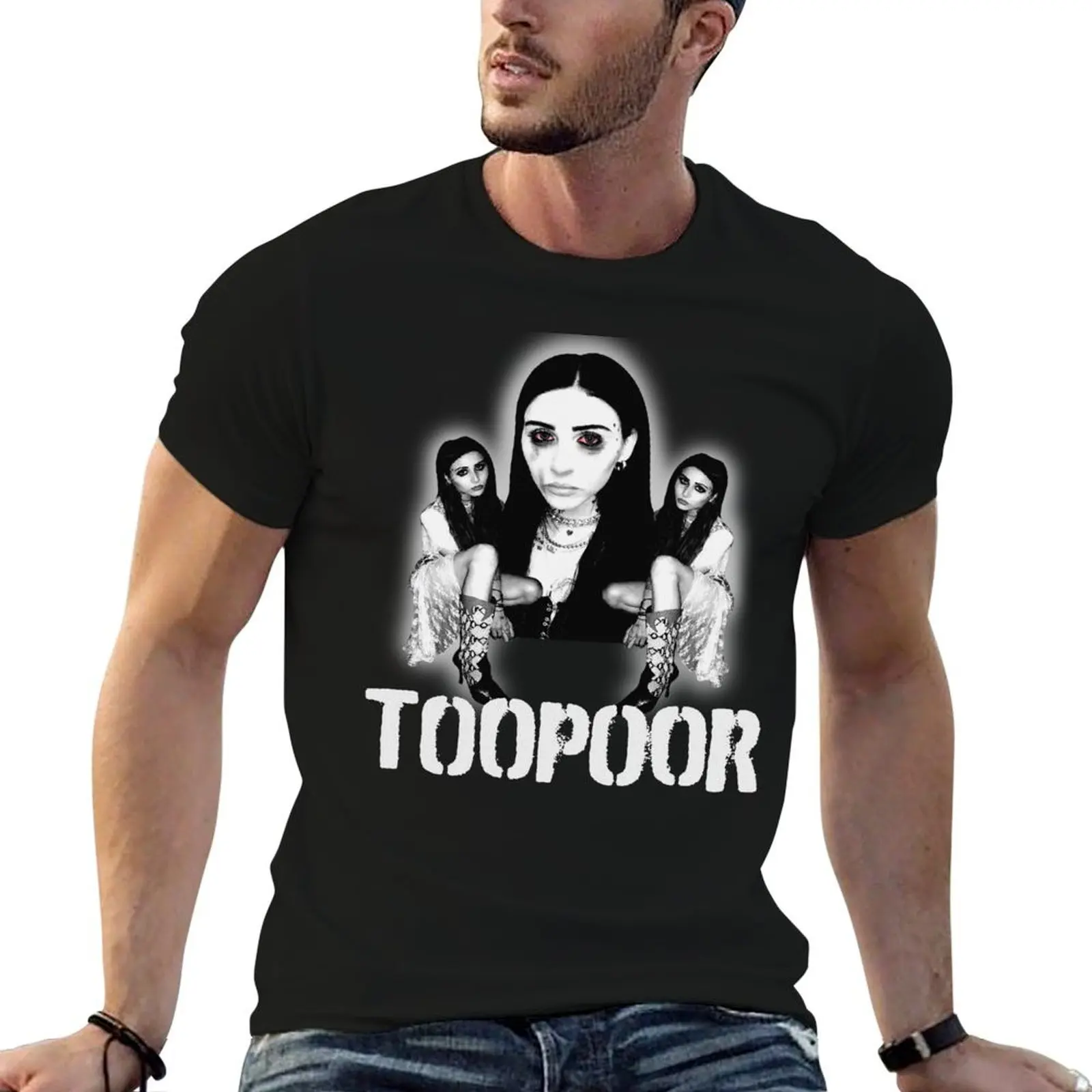

man men printed shirts T-Shirt for TooPoor man t Teary-Eyed for g t shirts