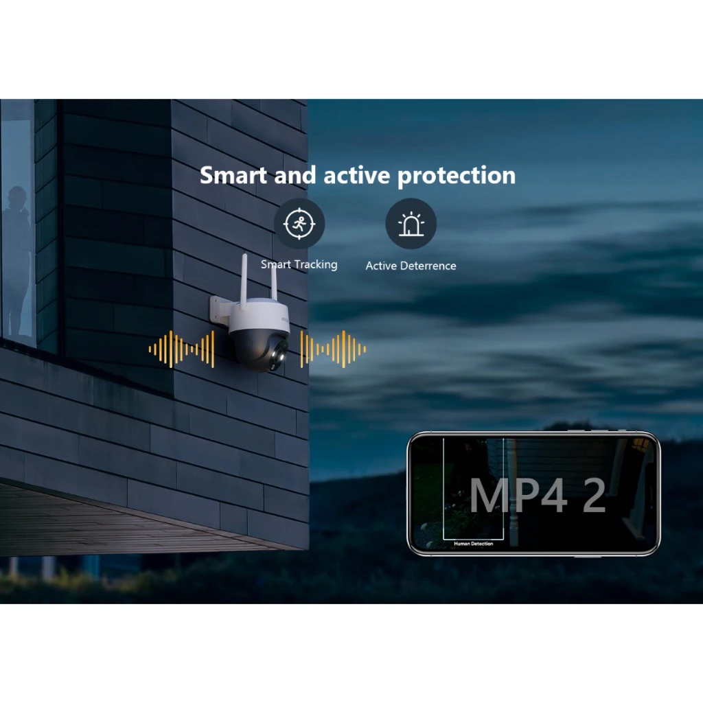 Dahua IMOU Cruiser SE+ 5MP Outdoor PT WiFi Camera Support Two-way Talk 8X Digital Zoom IR30M Human Detection Surveillance Camera