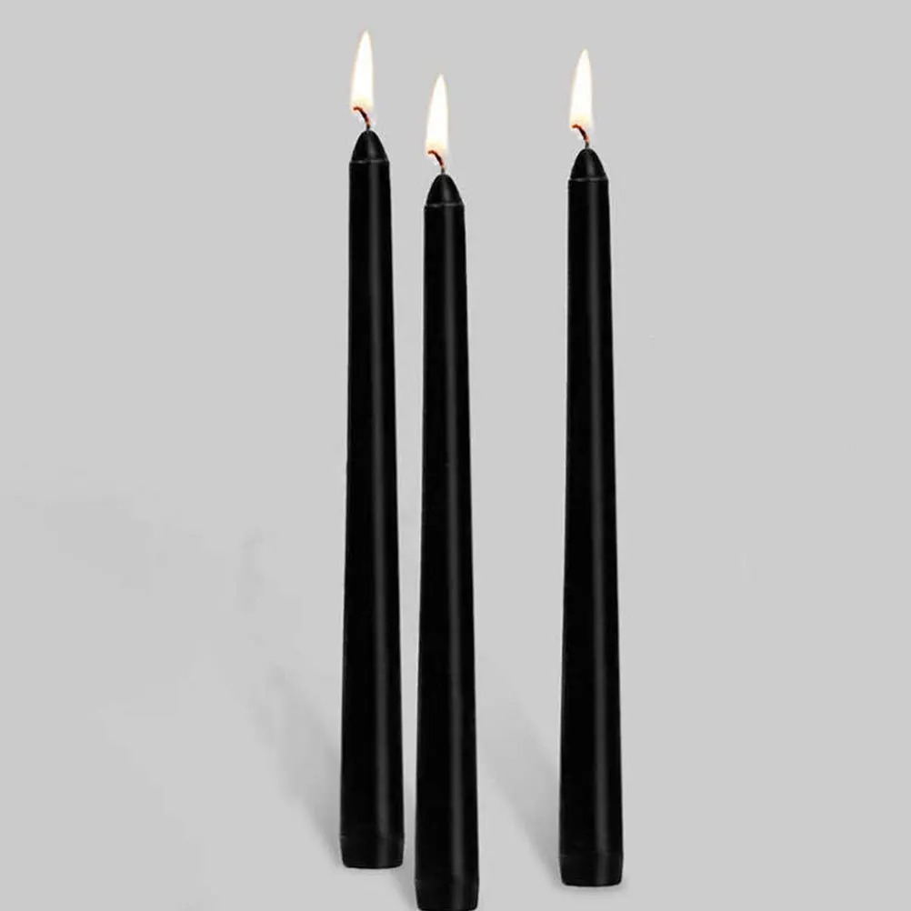 4 قطع من الشموع الطويلة، شموع جميلة، شمع البارافين غير معطر، غير معطر لحفلات الزفاف، ديكور المنزل بكميات كبيرة