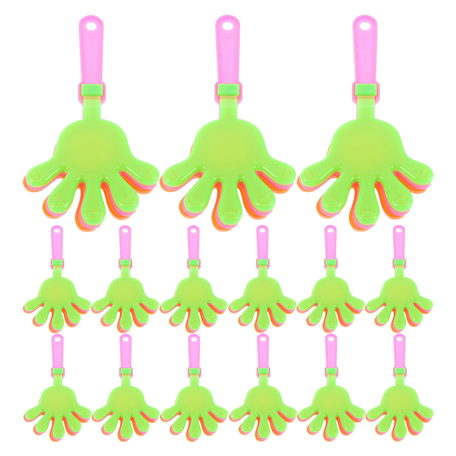 

100pcs Durable Hand Clappers Lightweight Strong Noise Party Sports Events Concerts Celebrations Noisemakers Cheering