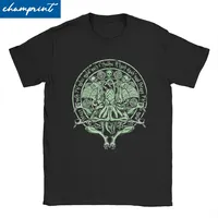 The Idol Cthulhu God Mythos Lovecraft Art T Shirt Cthulhu 100% Cotton Clothing Short Sleeve Round Collar Tees Big Size T-Shirt