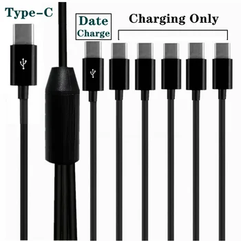 Typ C męski do 3 4 6 portów Typ C USB C męski Rozgałęźnik Y Wielokrotny kabel do szybkiego ładowania 1,5 m 0,5 m do smartfona Tablet