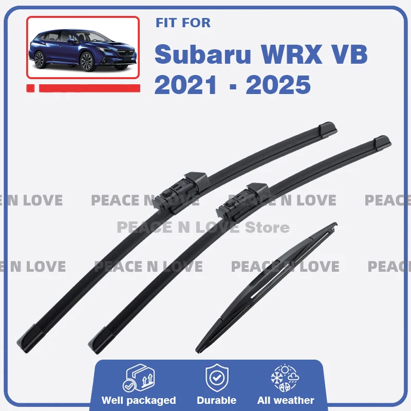 

Щетки стеклоочистителя переднего и заднего стекла для Subaru WRX VB Levorg VN 2021-22025, щетки для ветрового стекла, аксессуары 2022 2023 2024