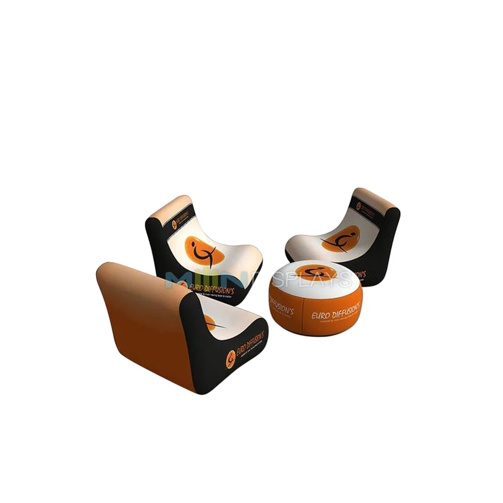 Надувная палатка для кемпера на заказ, портативная выставочная мебель для сидения, надувной воздушный диван, стул, османские надувные столы Надувная палатка для кемпера на заказ, портативная выставочная мебель для сидения, надувной воздушный диван, стул, османские надувные столы