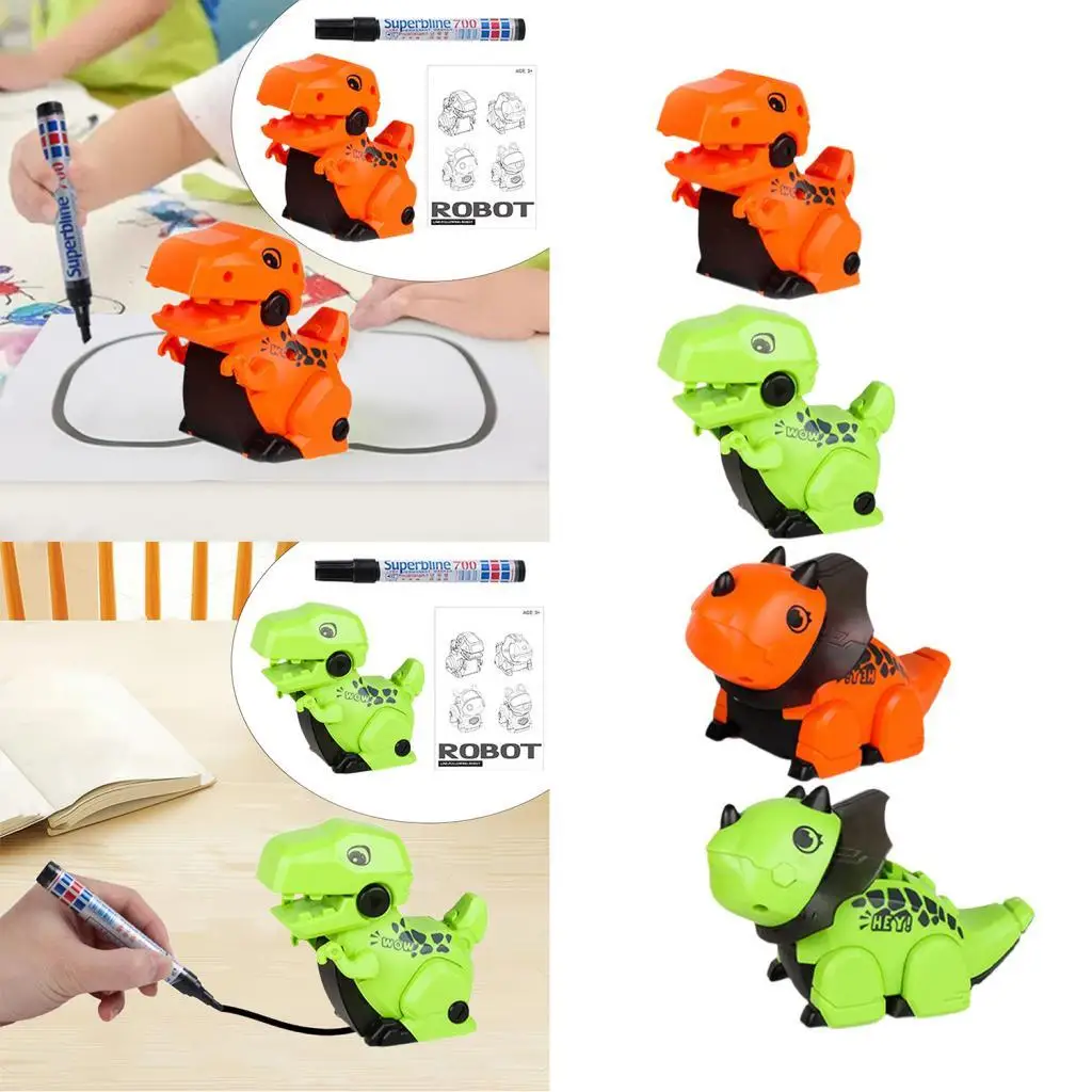 

Dinosaur Toy for Kids Birthday Gift Ideas Interactive Handmade Lines Track Dinosaur Toy for Boys and Girls Kids Age 3 4 5 6 7 8