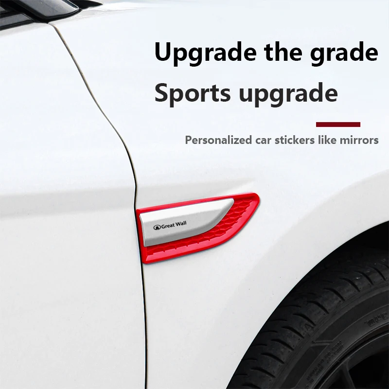 Car Side Fender interior Sticker For Great Wall Haval GWM UTE Tank Poer Voleex C10 C30 C50 Steed Wingle 5 7 POWER Pao Accessorie