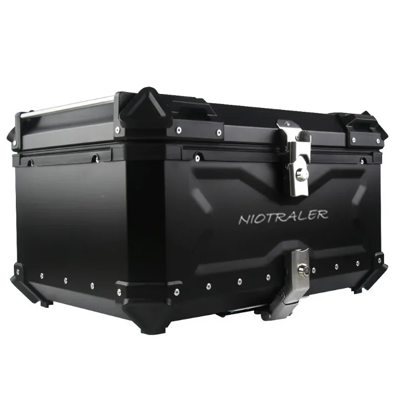 36L/45L Universal Motorcycle Aluminum Rear Trunk Luggage Case with X Waterproof Tail Box Storage Box for BMW R1200R R1200S