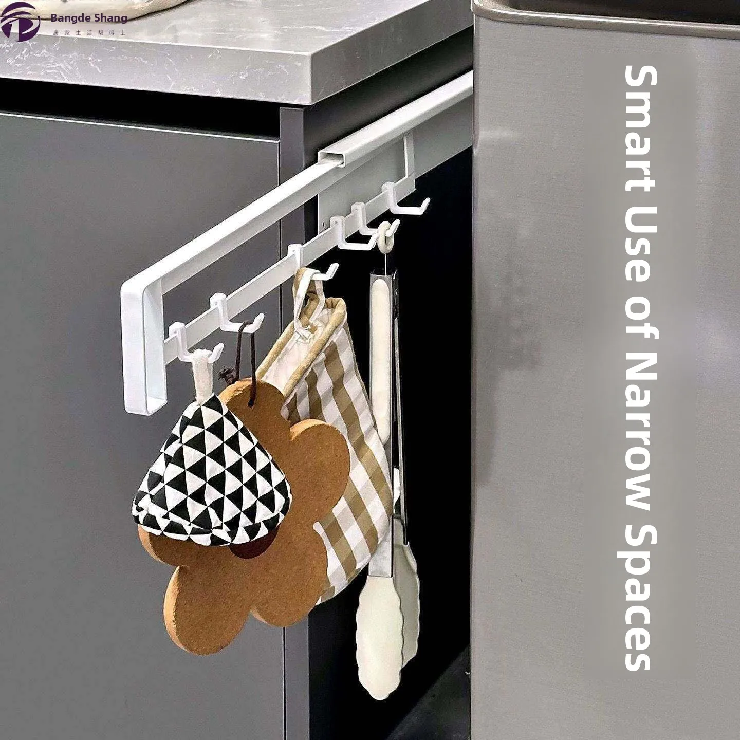 multi-functional-wall-mounted-kitchen-storage-rack-small-kitchen-space-saving-pull-out-cloth-holder-no-drilling-required