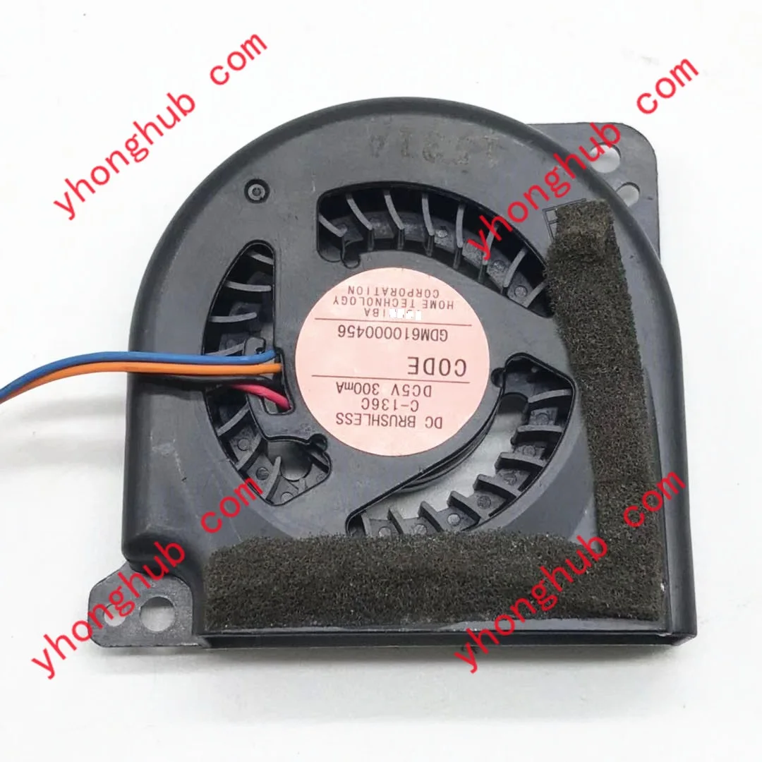 GDM610000456 C-136C DC 5V 300mA 56x52x15mm Server Cooling Fan