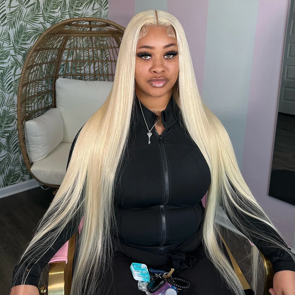 Wiggogo 613 Blonde Lace Front Wig Human Hair 13X6 Hd Lace Frontal Wig Straight Wigs 13X4 Lace Front Human Hair Wig