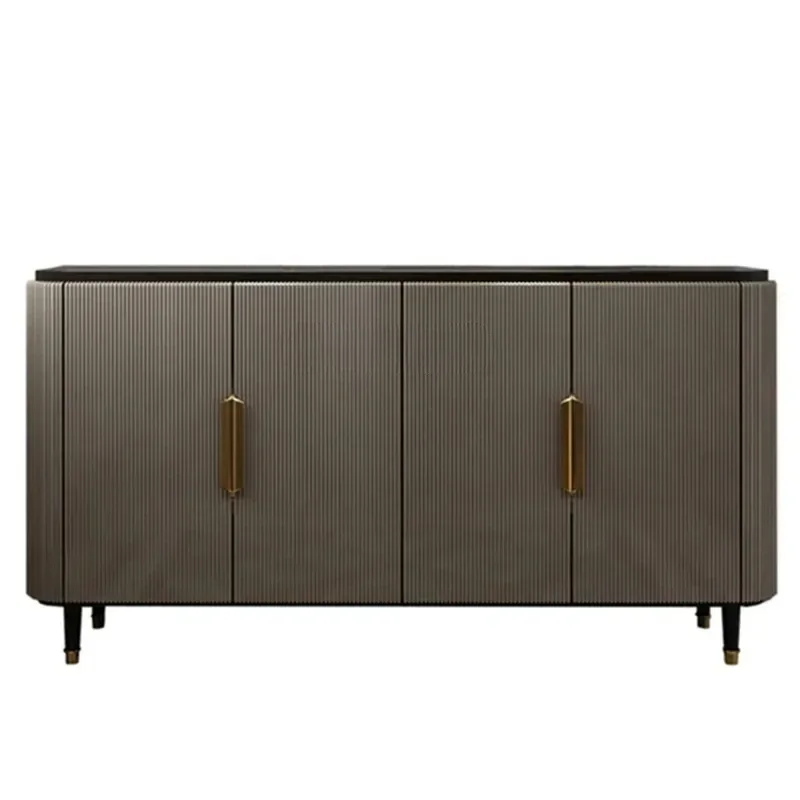

American-style entrance cabinet, living room, dining side cabinet, integrated wall locker, light luxury high-end partition