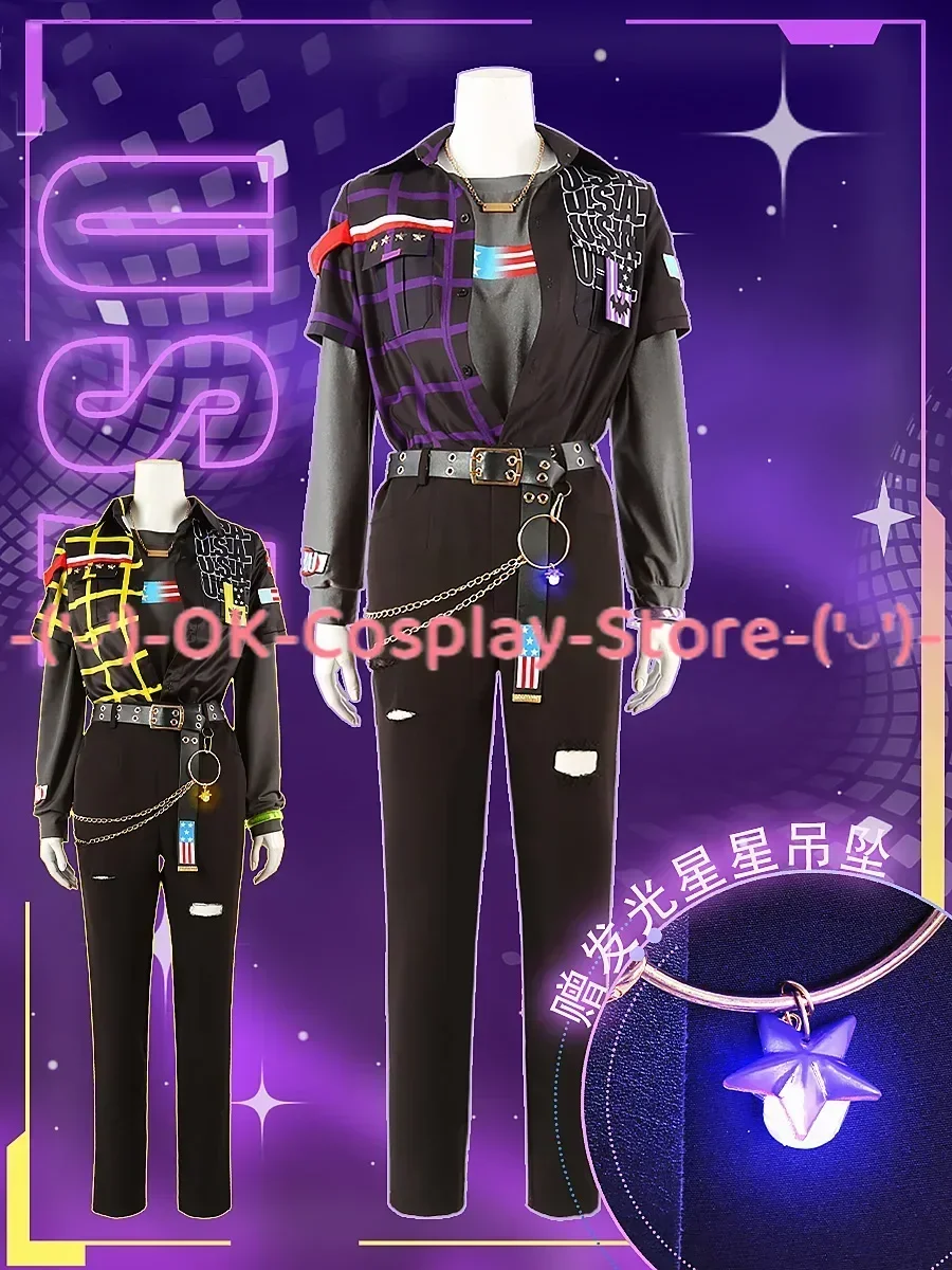 Jogo conjunto estrelas undead louco b sakuma rei hakaze kaoru cosplay traje ternos de festa halloween carnaval uniformes feitos sob encomenda