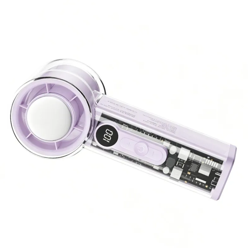 

LITE-USB Rechargeable Handheld Folding Fan-Transparent Design, Cooling Function& Ultra-Quiet Operation