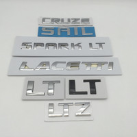 1pcs 3D ABS SAIL SPARK LT LTZ LACETT car Letter Emblem Rear tail trunk Decals badge sticker Decal styling auto Accessories