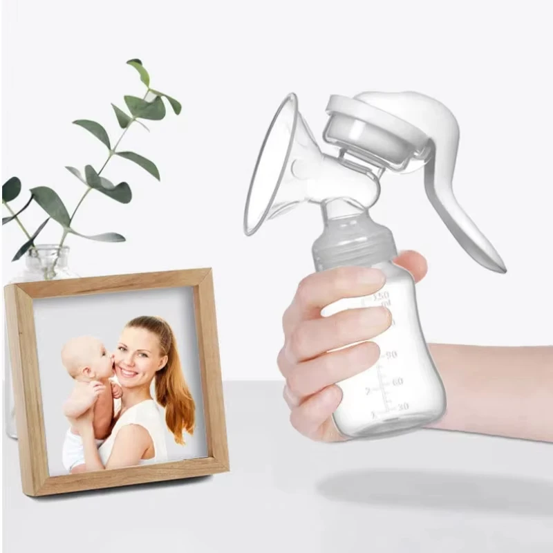 Breast Pump Baby Nipple Manual Suction Milk Pump Feeding Breasts Pumps Milk Bottle Sucking Postpartum Supplies Accessories image 2