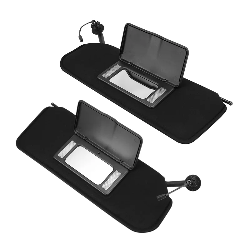 

Аутентичные автомобильные передние солнцезащитные козырьки с зеркалами и светодиодной подсветкой для Corvette C5 1997-2004 10442033 10442034