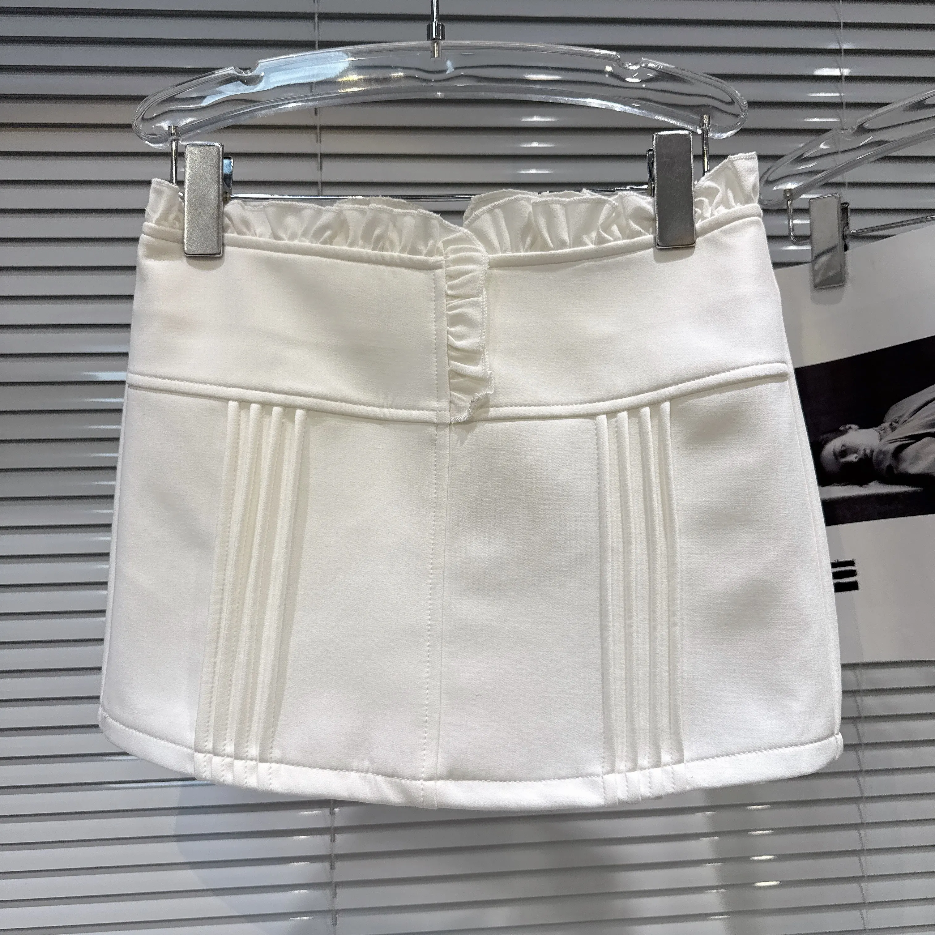 

Gagarich 2026, весенний новый стиль, королевская сестра, грибной край, обжимная трехчастная короткая юбка до бедра, женская юбка до половины тела