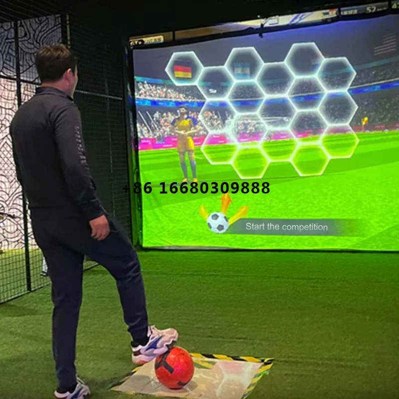 Professional 4D Virtual Reality Football/Soccer Simulator With Enhanced Sensory Features And Real-Time Feedback