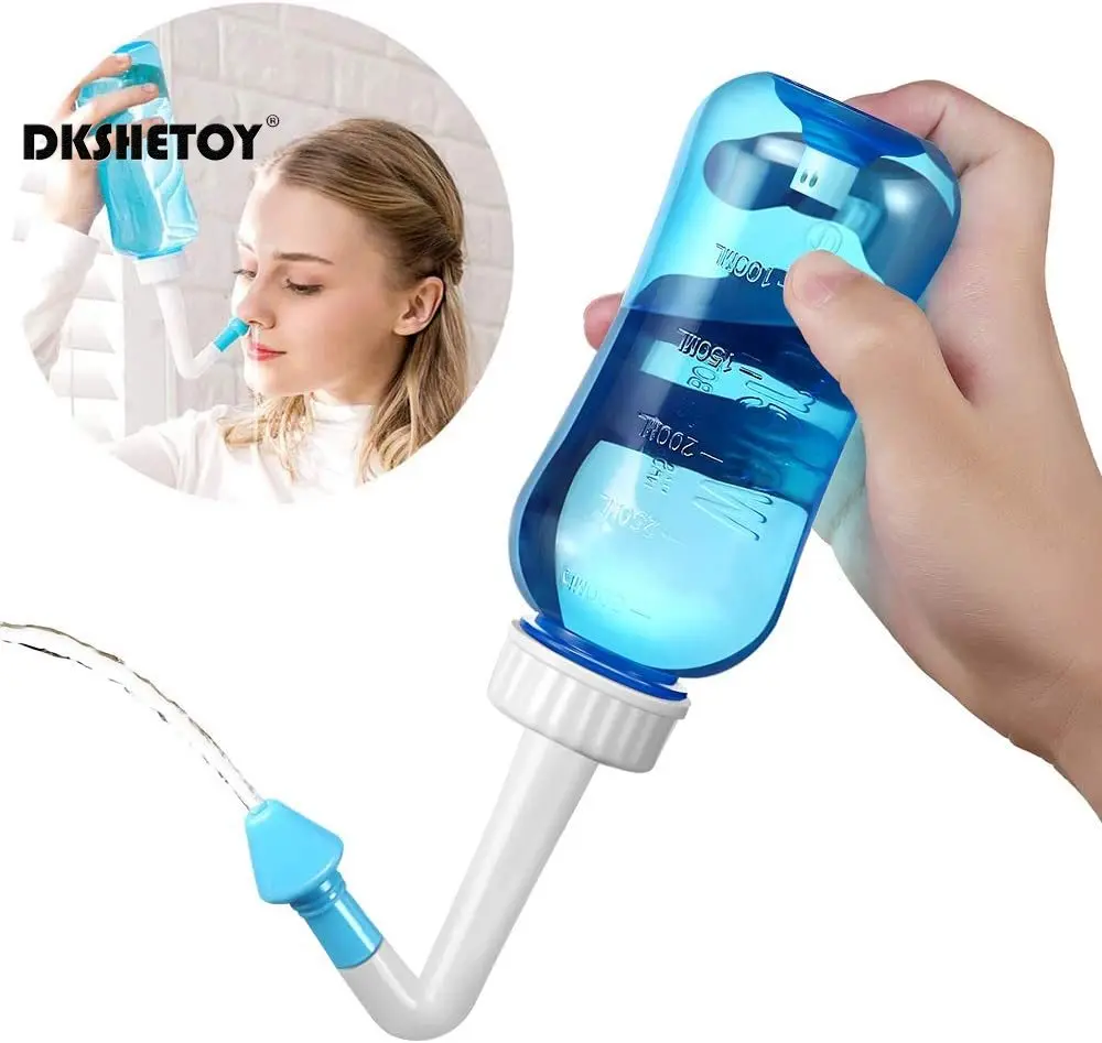 500ML Nasal irrigator waterpulse Rinse Bottle Nasal Wash Cleaner Nose Protector Avoid Allergic Rhinitis Adults Children Neti