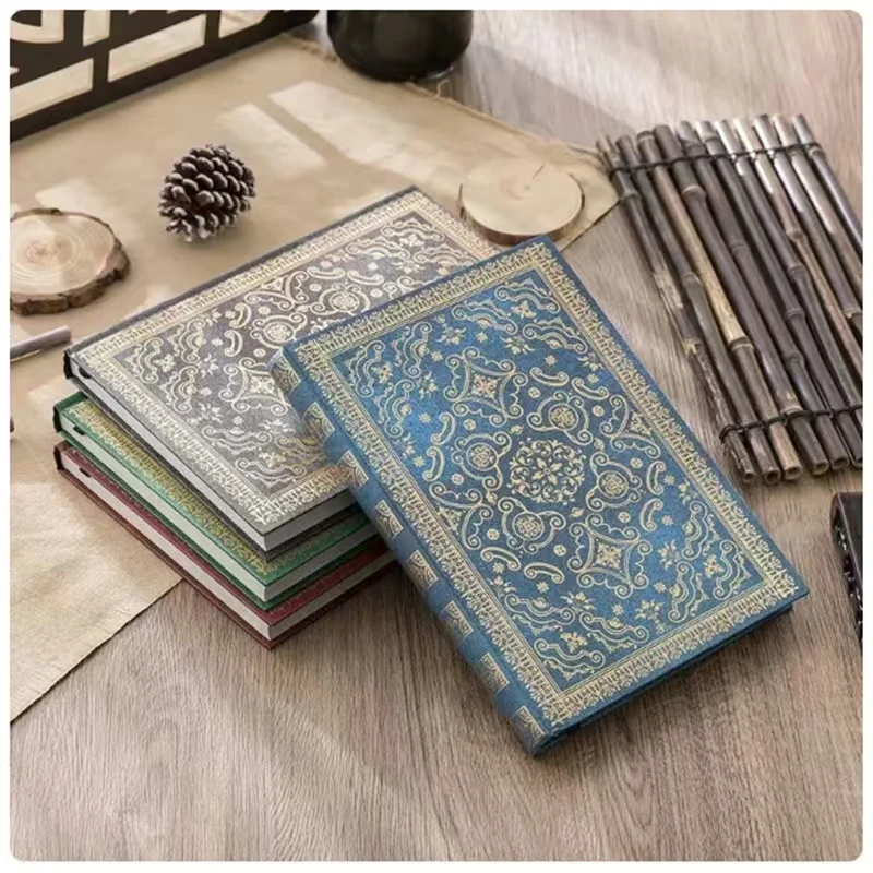 New B5 Extra Thick Retro Horizontal Line Notebook European Style Hardcover Notebook Student Stationery Office Accessories