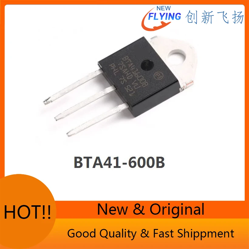 5PCS  BTA41-600 Triac 600V 40A BTA41600B BTA41600 BTA41 40A BTA41-600B