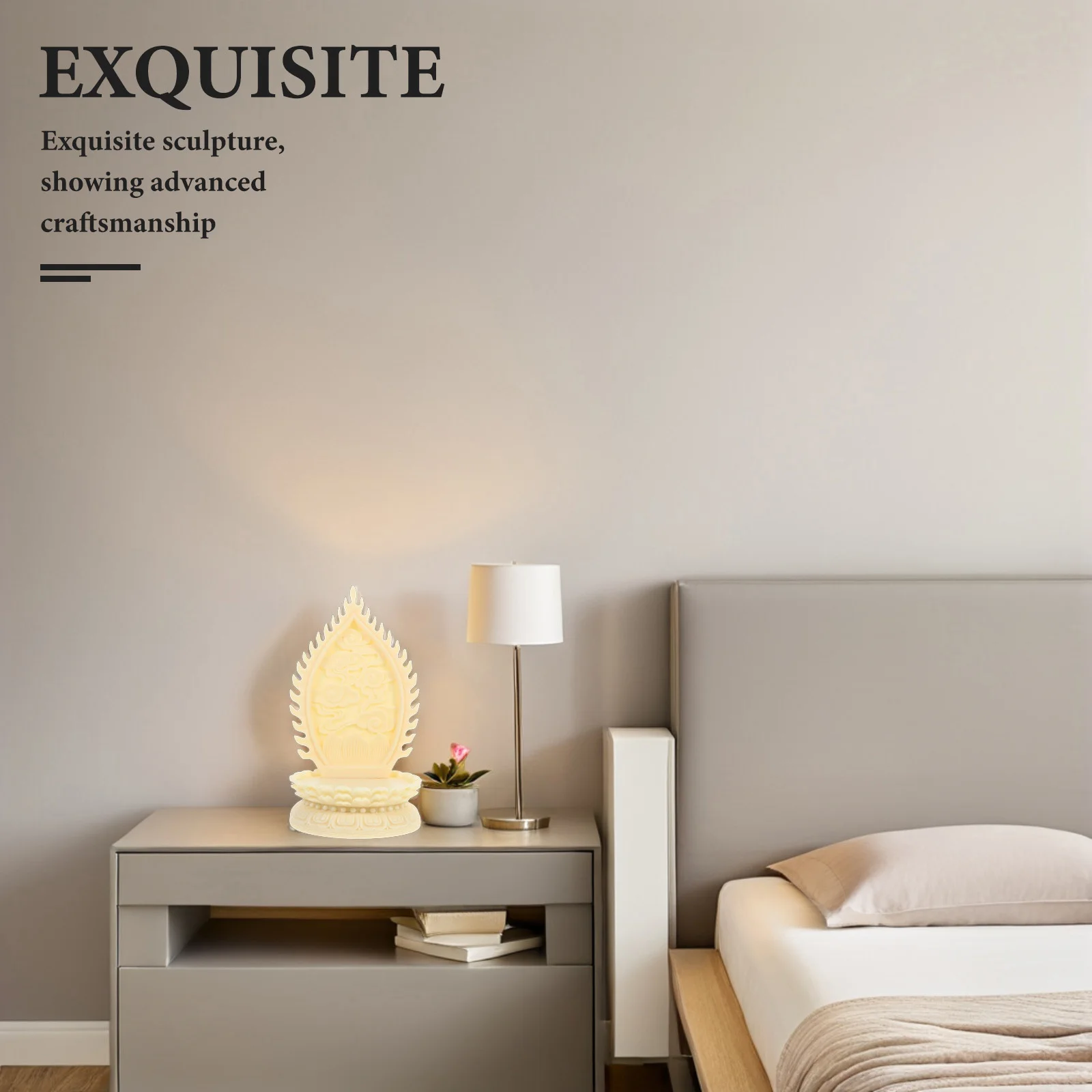 

Carved Display Base for Buddha Statue Round Pedestal Craft Stand Temple Decor Carving Display Base Pedestal