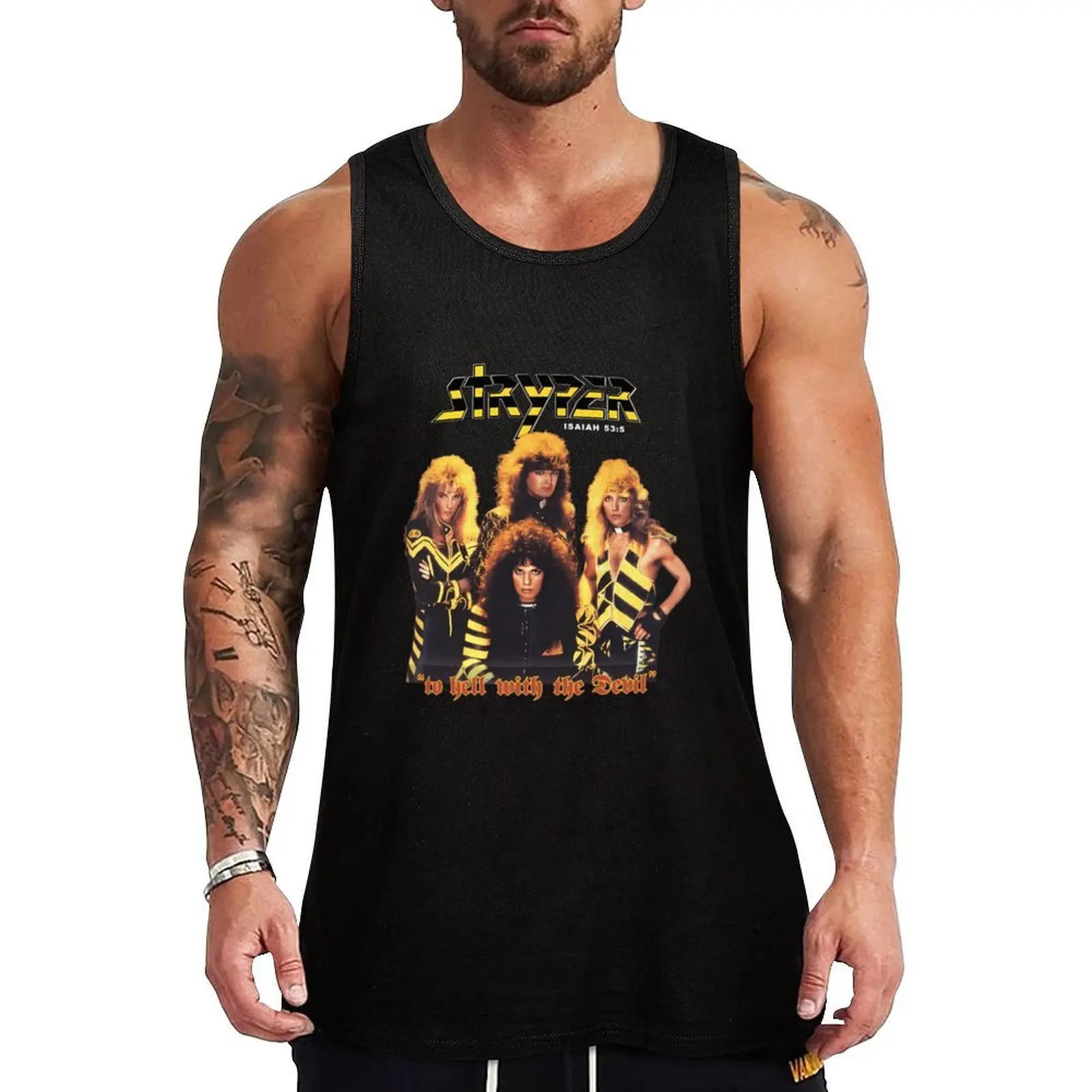 

Stryper To Hell With The Devil Tank Top T-shirt for fitness cool things man sexycostume gym accessories men