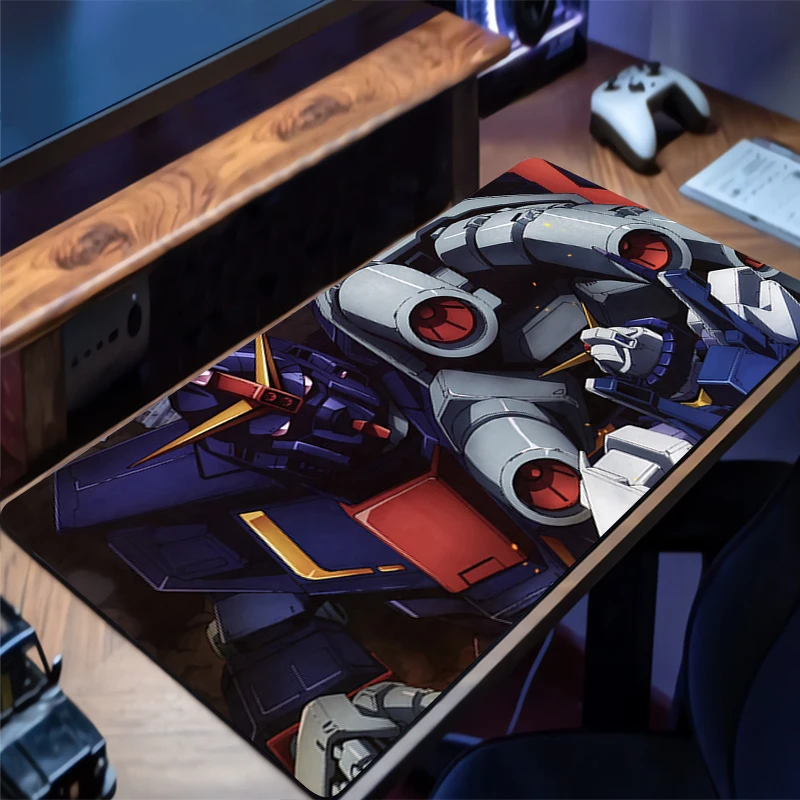 Коврик для мыши Mechanical Warrior Gundam Mk II Резиновый настольный коврик Xxl Коврик для игровой мыши Коврик для клавиатуры Расширенный коврик Нескользящий настольный коврик для мыши