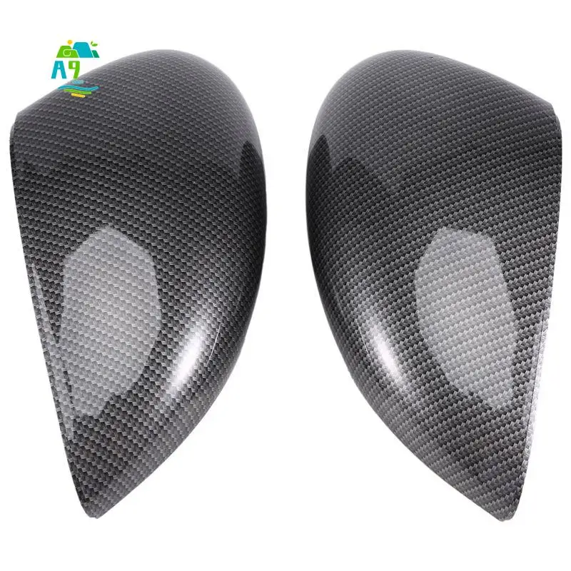 

A09E-Carbon Fiber Side Wing Mirror Cover Trim Rear View Mirror Covers For Ford Fiesta Mk7 2008 2009 2010 2011 2012 2013-2017