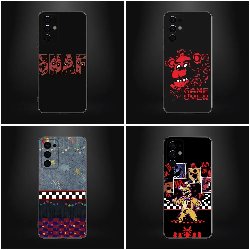 Fnaf F-Five-n-nights-At-F-Freddys Phone Case For Samsung Galaxy A13,A21s,A22,A31,A32,A52,A53,A71,A80,A91 Soft Black Shell