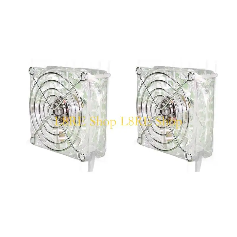 L8RE PET охлаждение вентилятор Портативный акриловый USB -стой