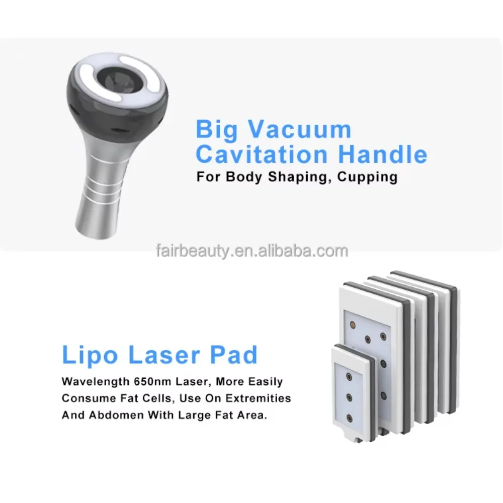 6 in 1 40k/80k Quick Lipo Weight Loss Skin Tightening Vacuum Body Slimming Beauty Device