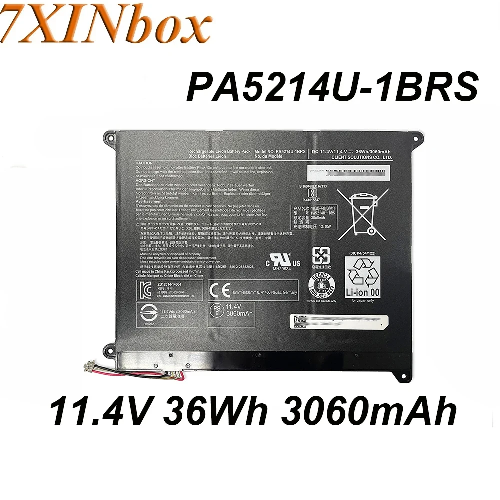 7XINbox PA5214U-1BRS PA5214U 11.4V 36Wh Laptop Battery For Toshiba Portege Z20T-C/B WT20-B-106 Z20T-C-11N Z20T-B-10E Series