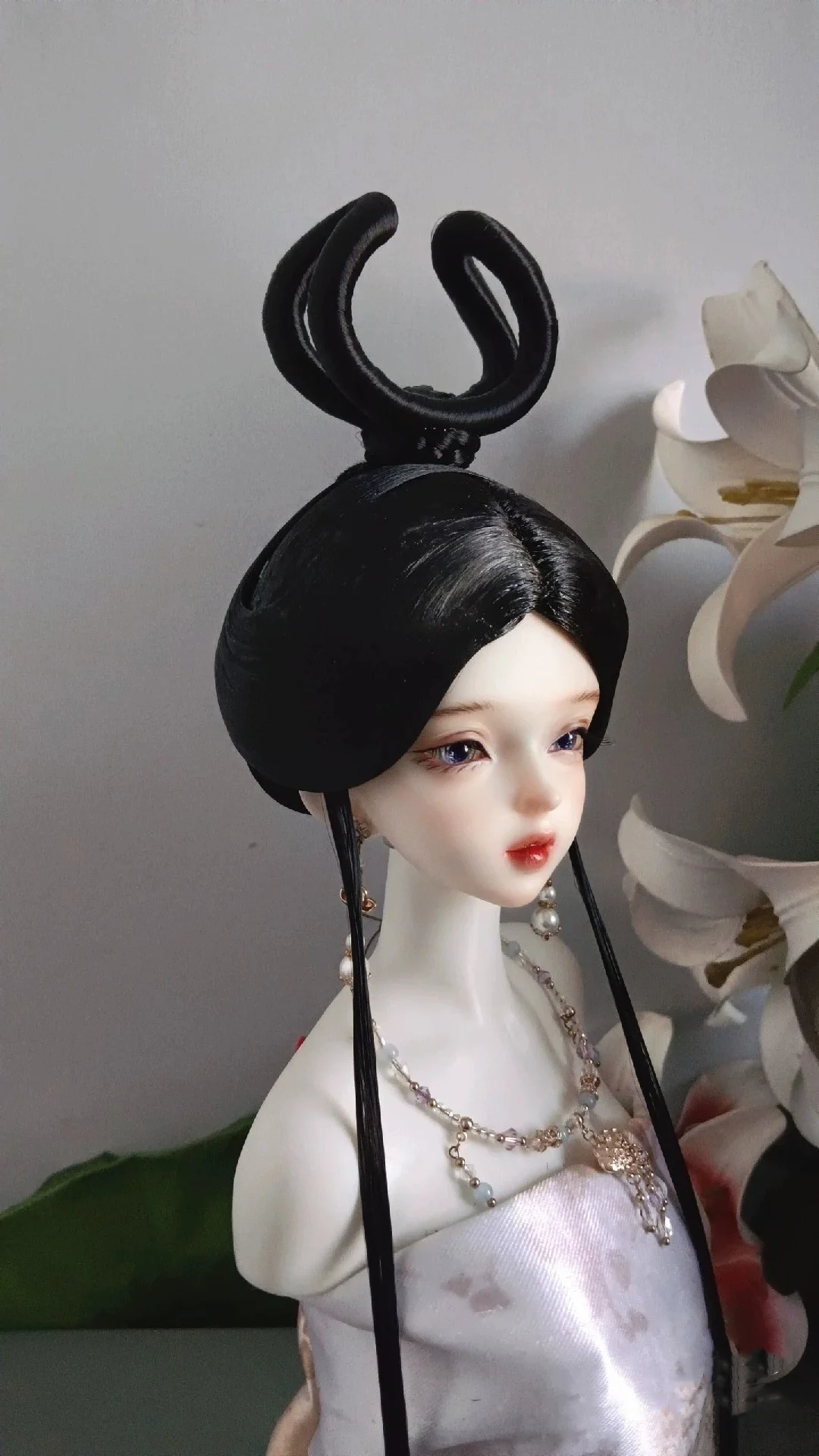 1/6 1/4 1/3 Ancient Costume BJD Wig Chinese Hanfu Fairy Hair Retro Wigs For BJD/SD YOSD MSD SD13 Girl Doll Accessories C2459