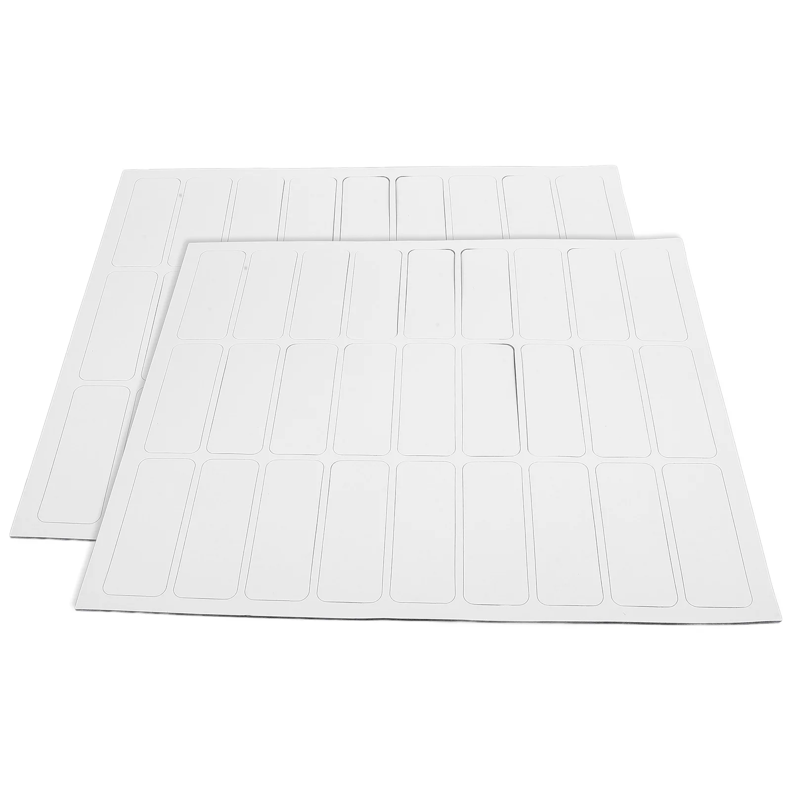 54 pçs fita de nome magnético etiquetas de geladeira etiquetas de quadro branco em branco para notas pegajosas ímãs sala de aula quadro branco doméstico