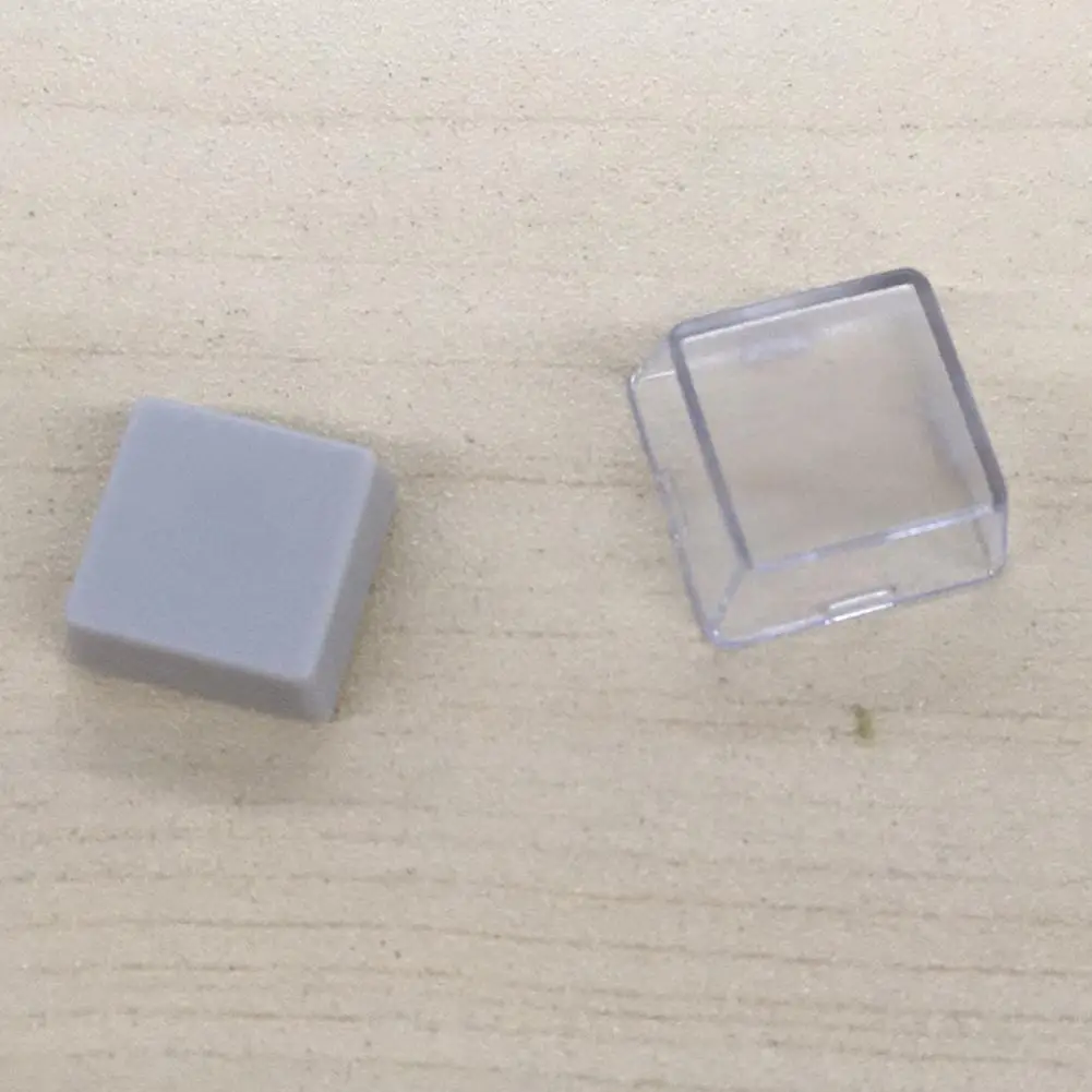 1/10/pcs Transparent Keycaps Double-layer Keycaps Removable Paper Clips Custom MX Switch Relegendable Keycap Shell Protection