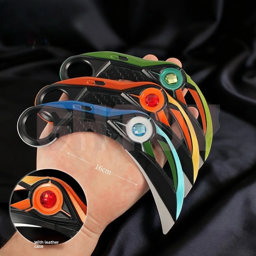 16 cm/6,30 Zoll VALORANT Spiel Peripherie Ion 2.0 Klaue Messer Modell Desktop Display Ornamente Sammlung Geburtstagsgeschenk für Jungen