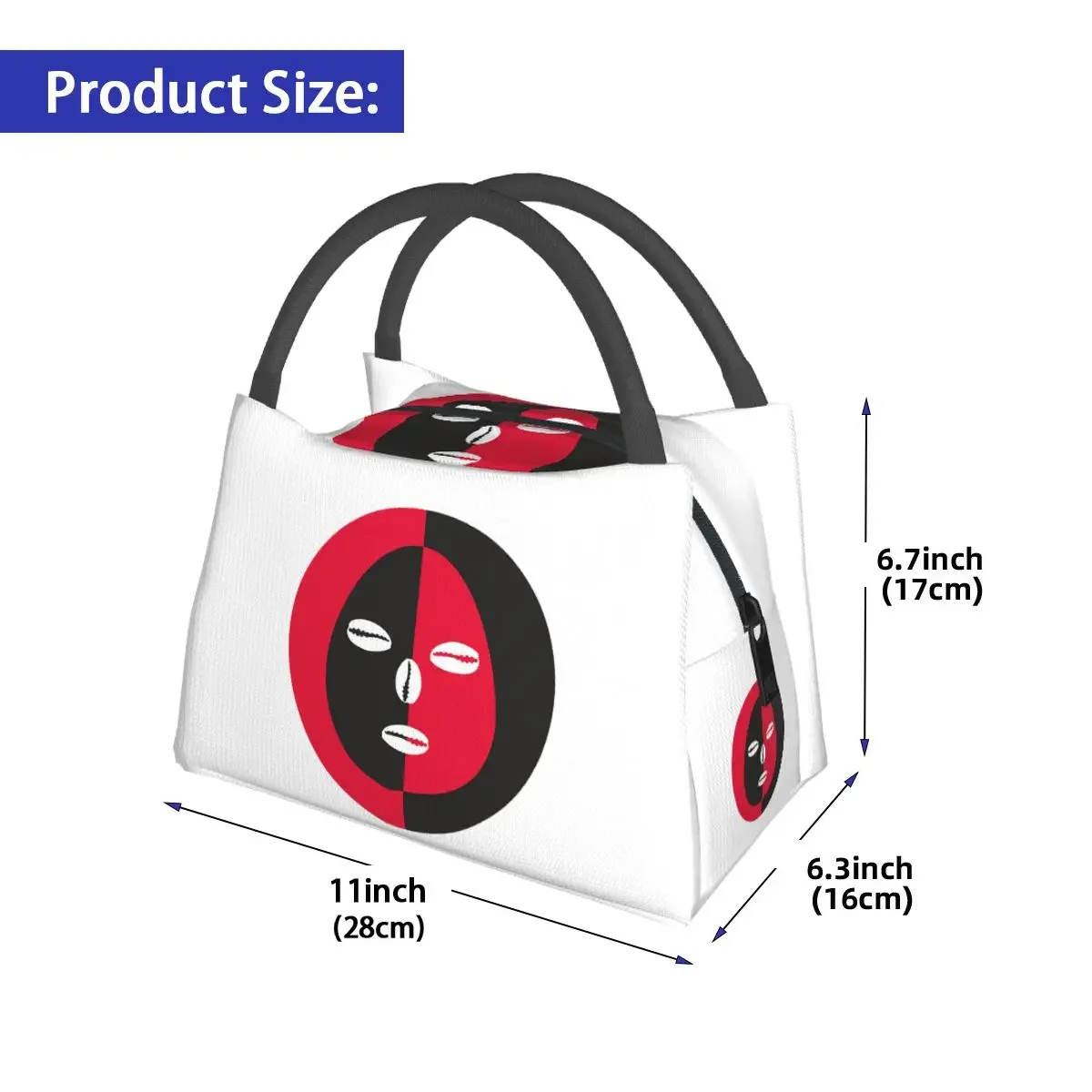 Eleggua Lunch Bags Insulated Bento Box Leakproof Lunch Tote Picnic Bags Cooler Thermal Bag for Woman Kids Travel